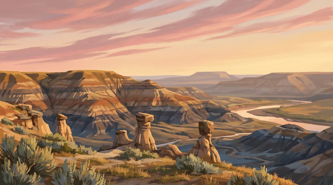 Central & Southern Alberta: a painted landscape of the zone